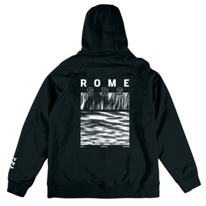 Riding Snowboard Hoodie Black 2024