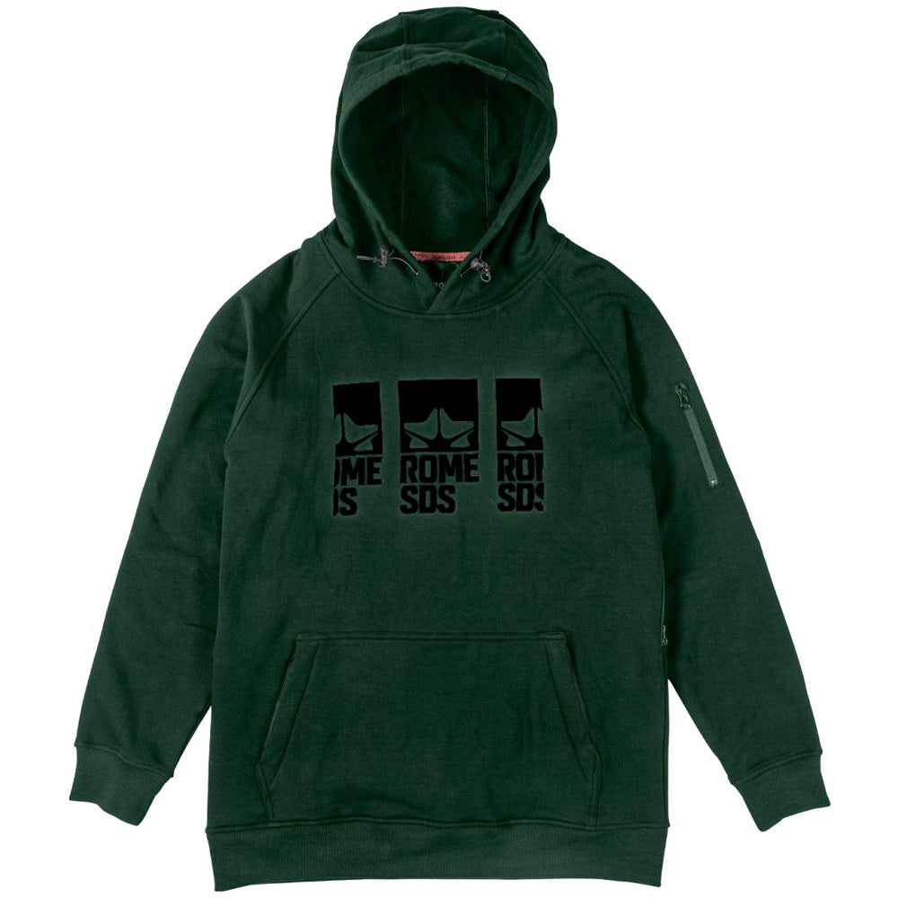 Riding Snowboard Hoodie Swamp Green 2023