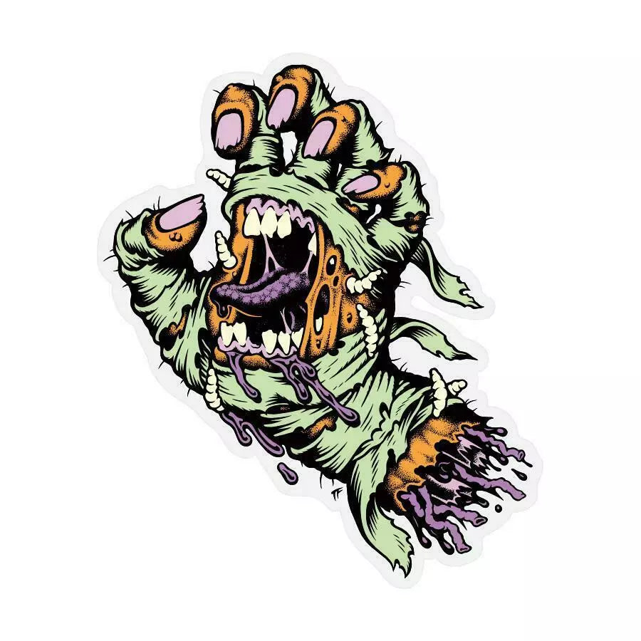 Mummy Screaming Hand Sticker