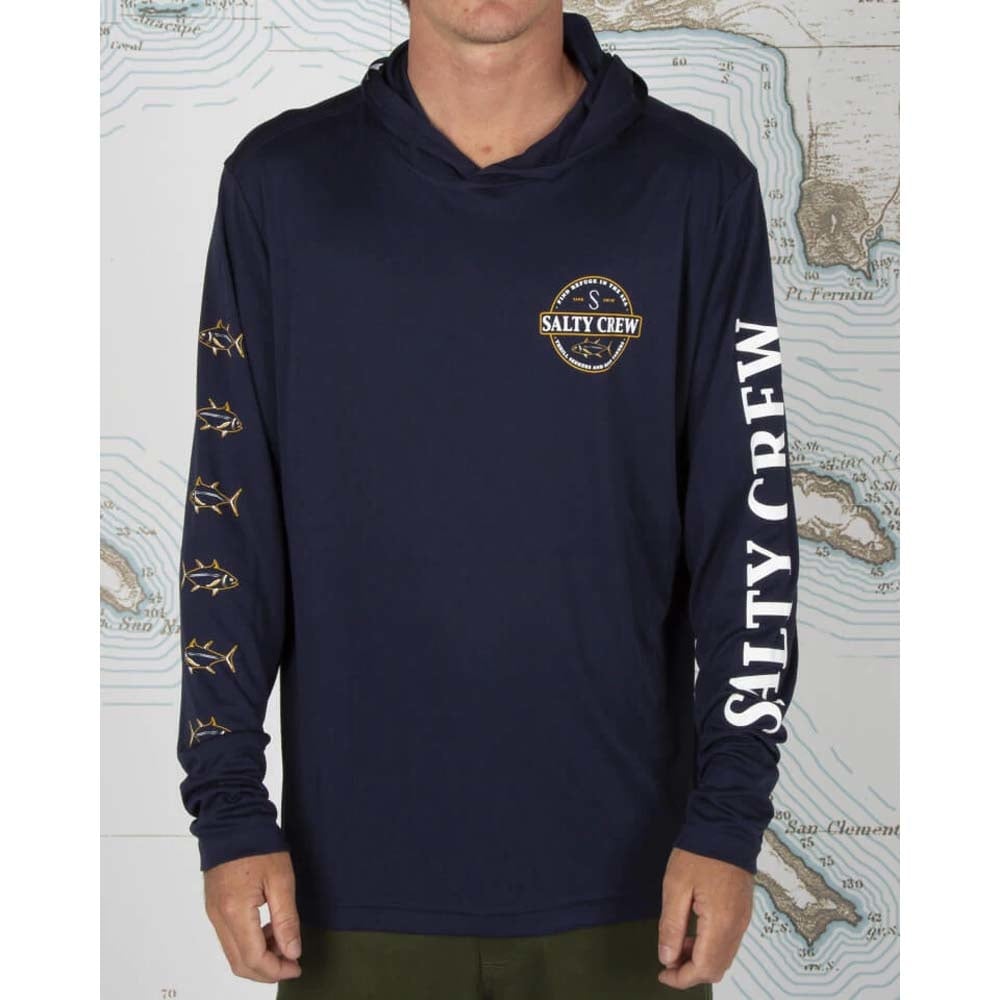 Deepsea Navy Hood Rashguard Lycra