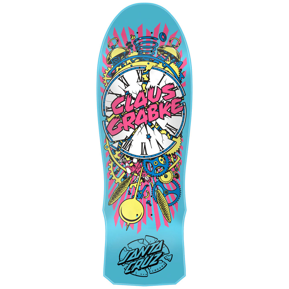 10.0" Grabke Exploding Clock Reissue Blue Skateboard Deck