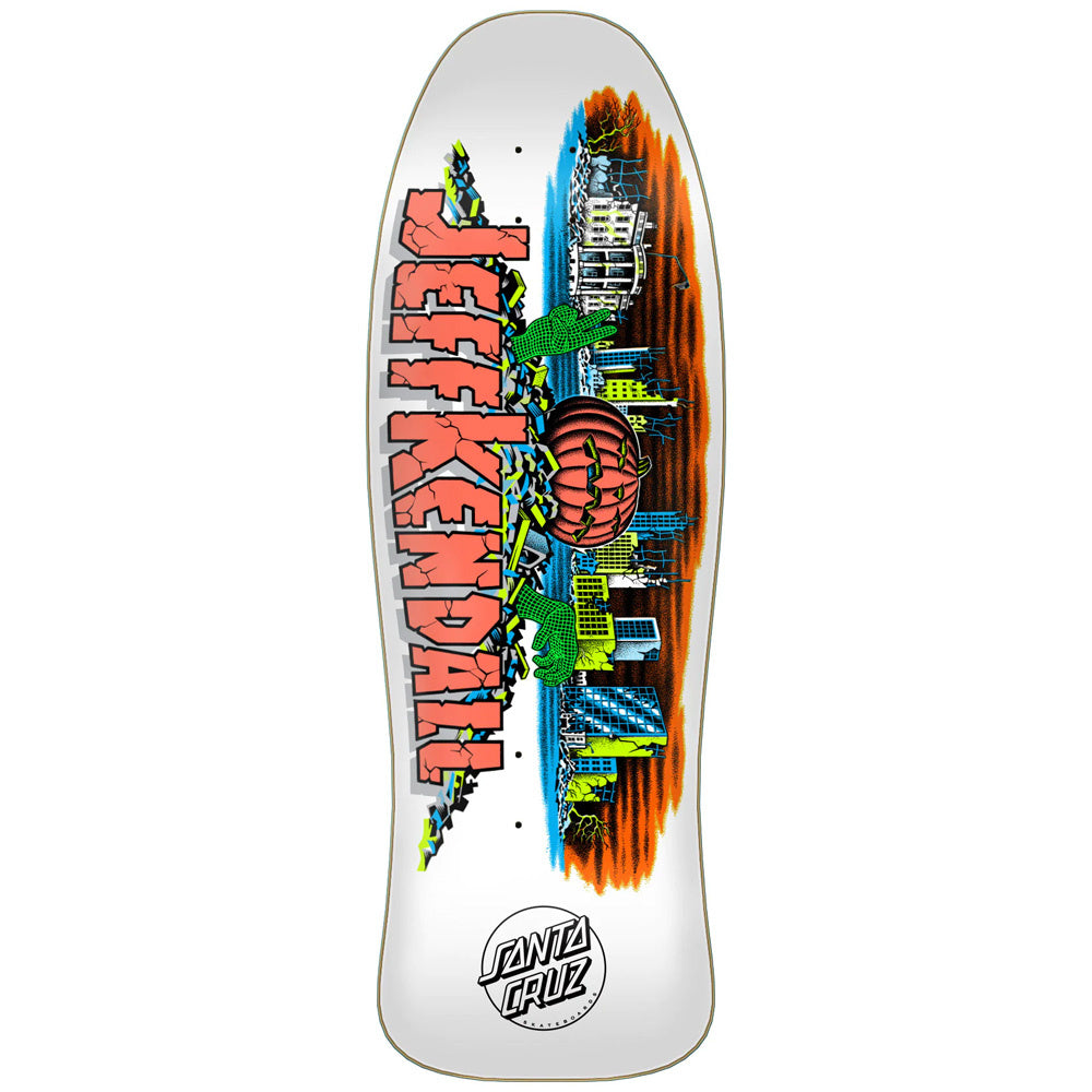 10.0" Kendall Pumpkin Reissue White Skateboard Deck