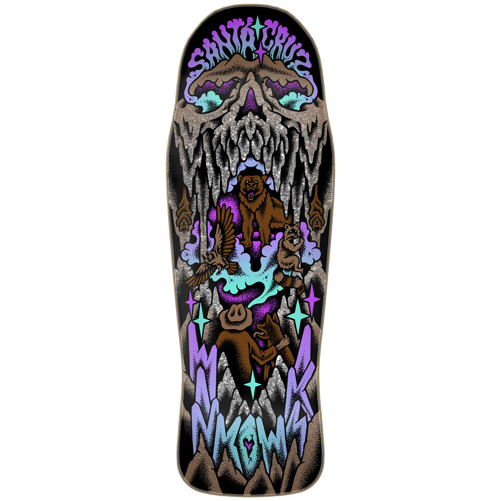 10.3" Winkowski Crystal Cave Black Shaped Skateboard Deck