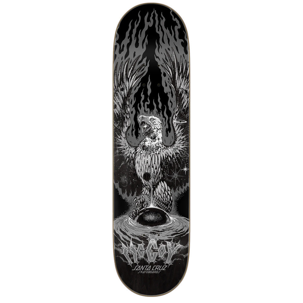 8.25" McCoy Cosmic Eagle VX Black Skateboard Deck