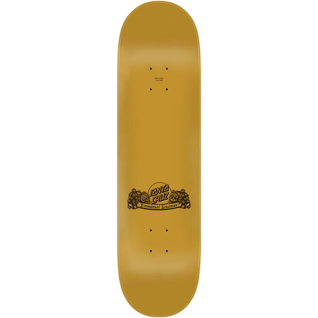 8.27" Guzman Dining With The Dead Gold Skateboard Deck 2023