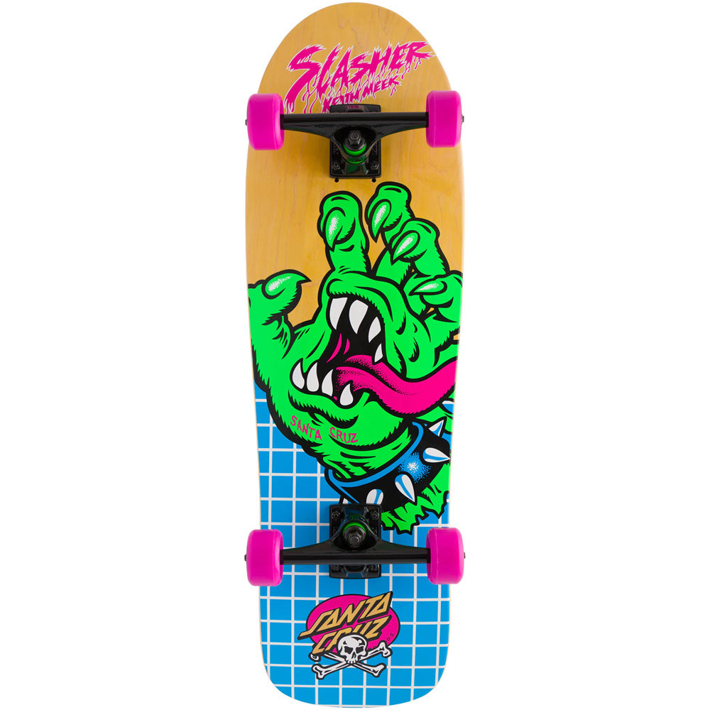 9.7" Meek OG Slasher Hand Multicolored Shaped Cruiser Complete 2023