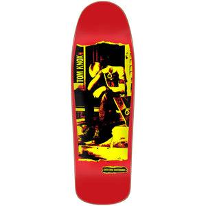 9.875" Knox Punk Reissue Red Skateboard Deck