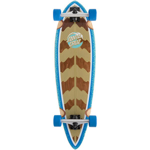 33.0" Stipple Wave Dot Santa Cruz Pintail Longboard Complete