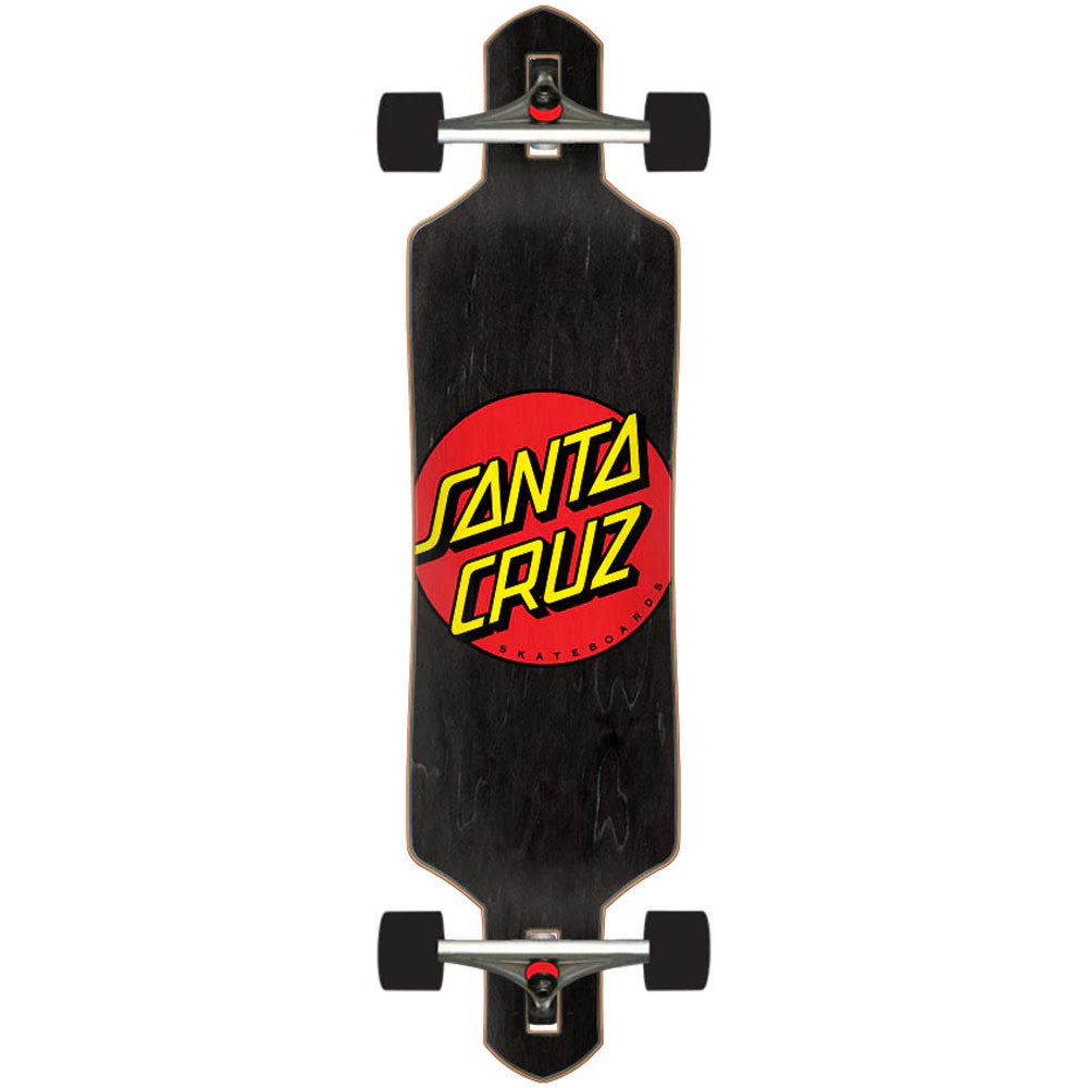 36.0" Classic Dot Santa Cruz Drop Thru Longboard Complete