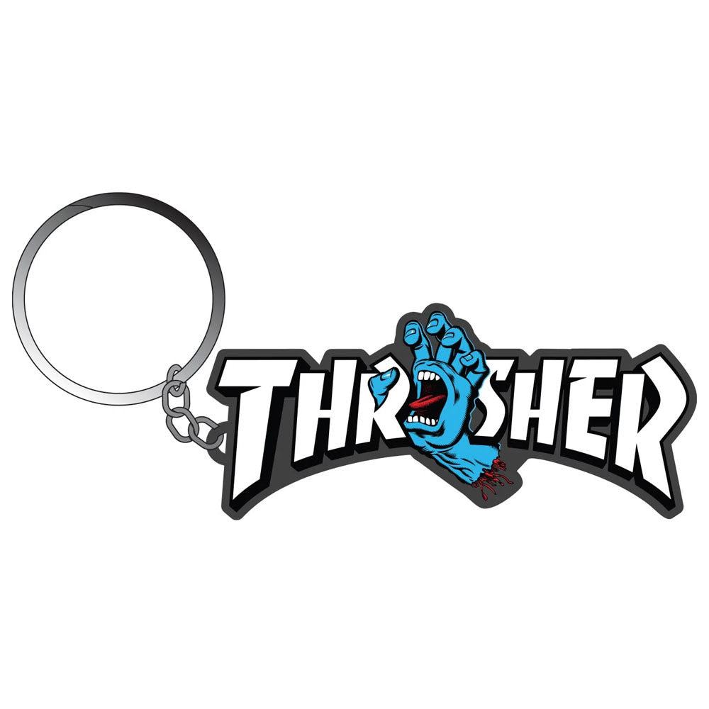 X Thrasher Screaming Logo Keychain