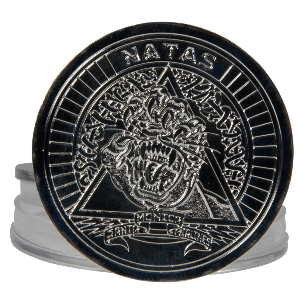 Natas Screaming Panther Silver Coin 2024