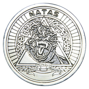 Natas Screaming Panther Silver Coin 2024