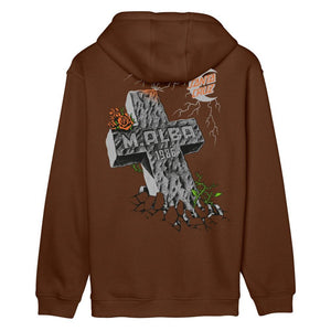 Malba Tombstone Sepia Brown Skate Hoodie 2024