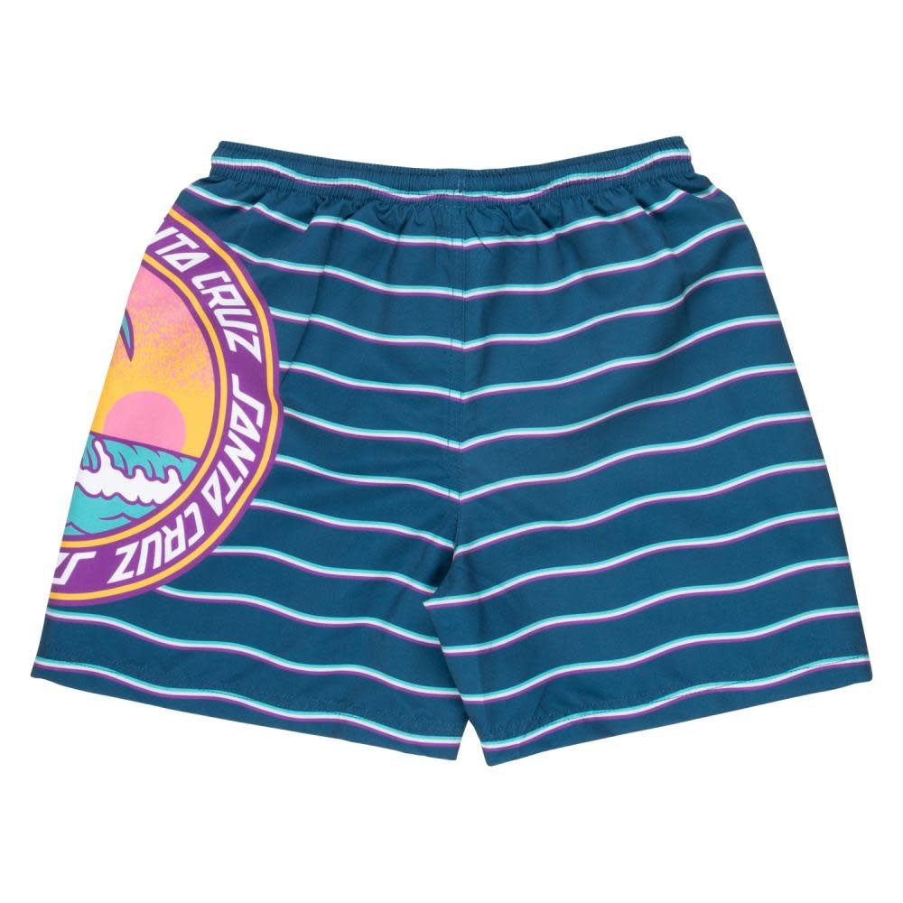 Youth Paradise Break Wave Stripe Swim Short 2024