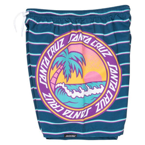 Youth Paradise Break Wave Stripe Swim Short 2024