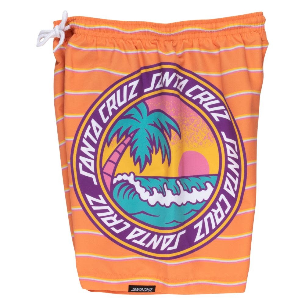 Youth Paradise Break Wave Stripe Swim Short 2024