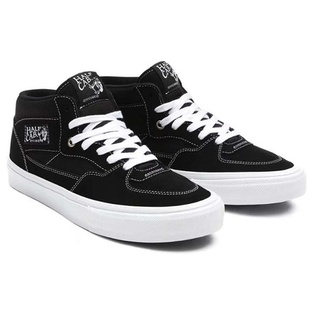 Skate Half Cab Black White Shoe