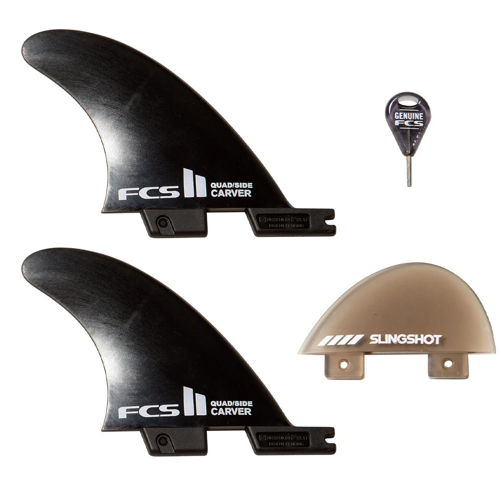 Gremlin Fin Pack (2x FCSII Carver Quad Side Byte, Small & 1 x 2" Nub Fin)