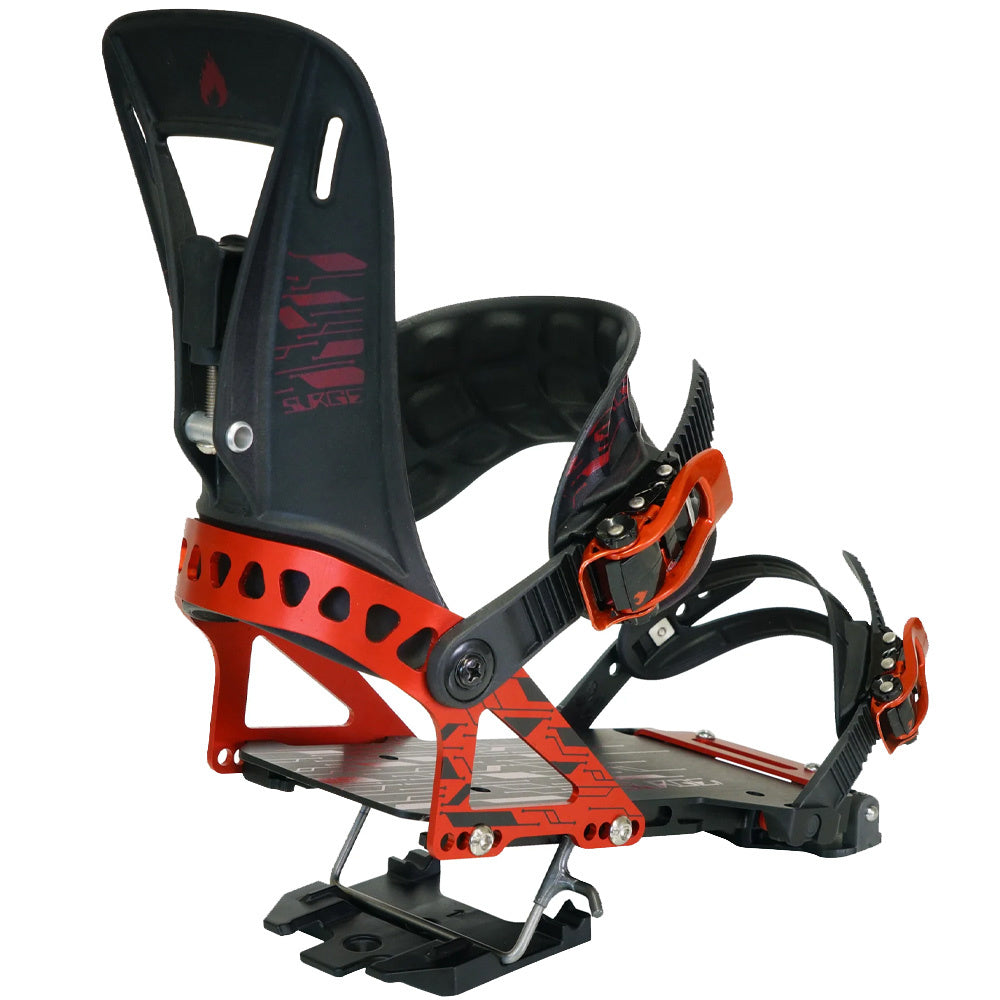 Surge ST Splitboard Bindings 2023 (Red)