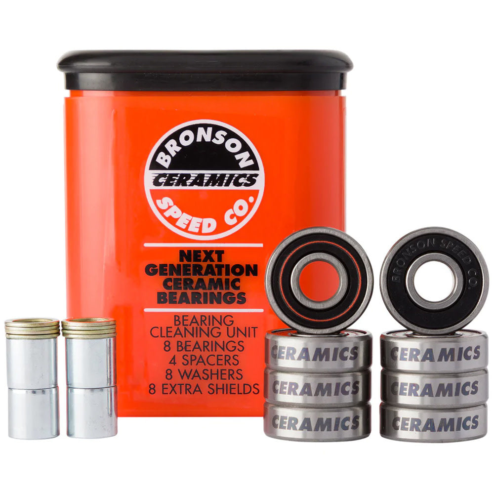 Speed Ceramics Skateboard Bearings Pack + Cleaning Box