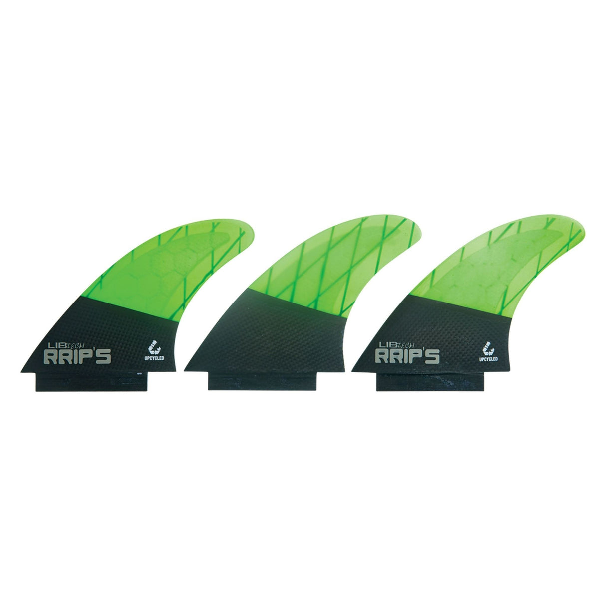 Tri Surf Fin Set - Large Green