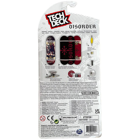 Ultra DLX Fingerboard 4-Pack Disorder Skateboards 2023