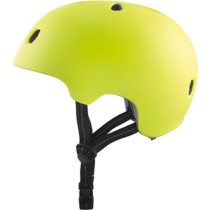 Meta Satin Acid Yellow Skate Helmet