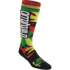 Double Black/Yellow Snowboard Socks 2024