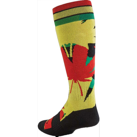 Double Black/Yellow Snowboard Socks 2024