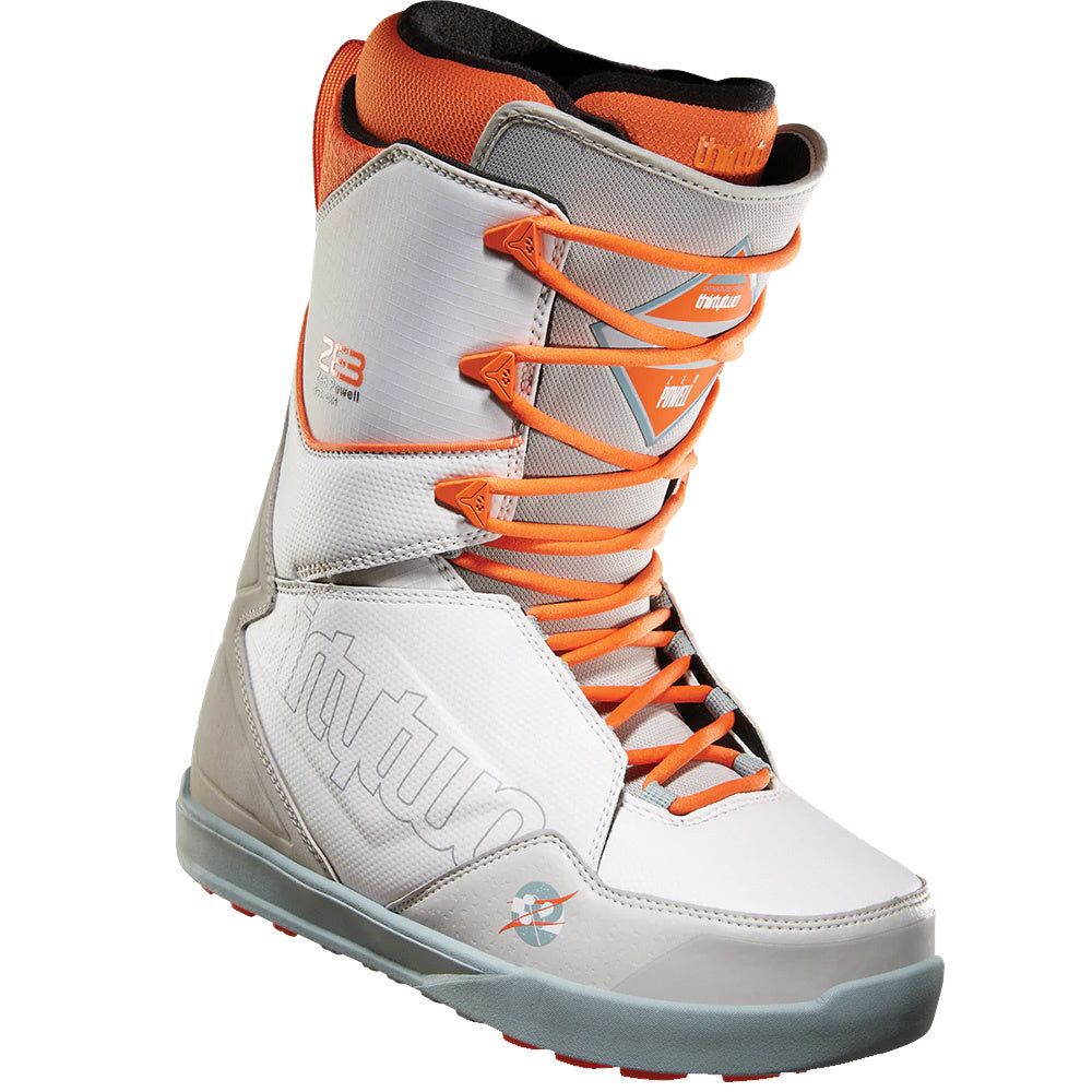 Lashed Powell Grey White Orange Snowboard Boots 2023