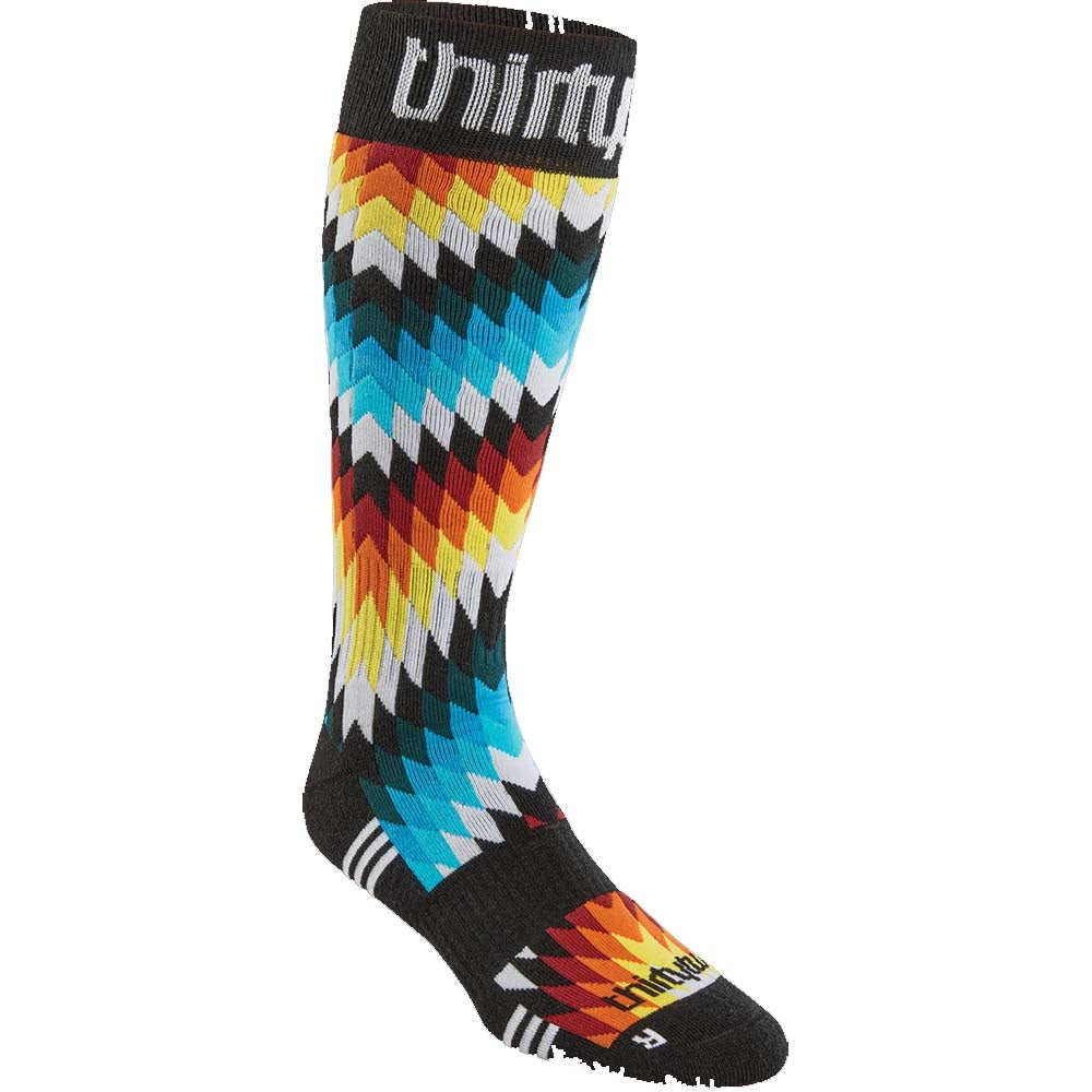 TM Orange Blue Merino Snowboard Sock 2024