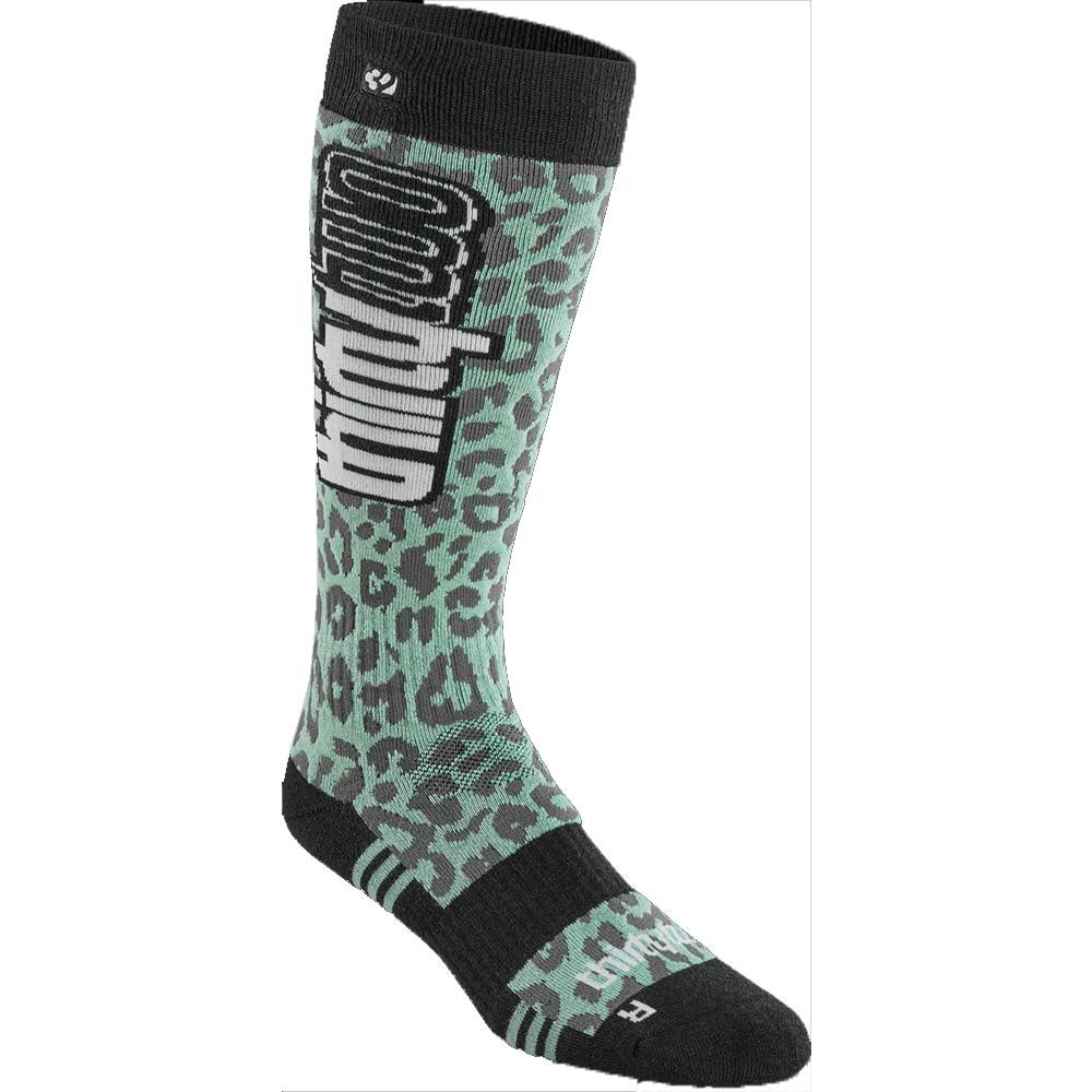 Women's Black/Grey 2024 Merino Snowboard Socks