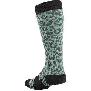 Women's Black/Grey 2024 Merino Snowboard Socks