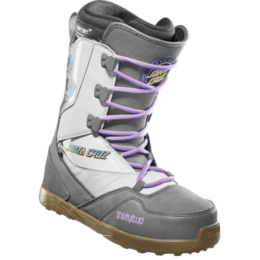 X Santa Cruz Light Grey Gum Snowboard Boots 2024