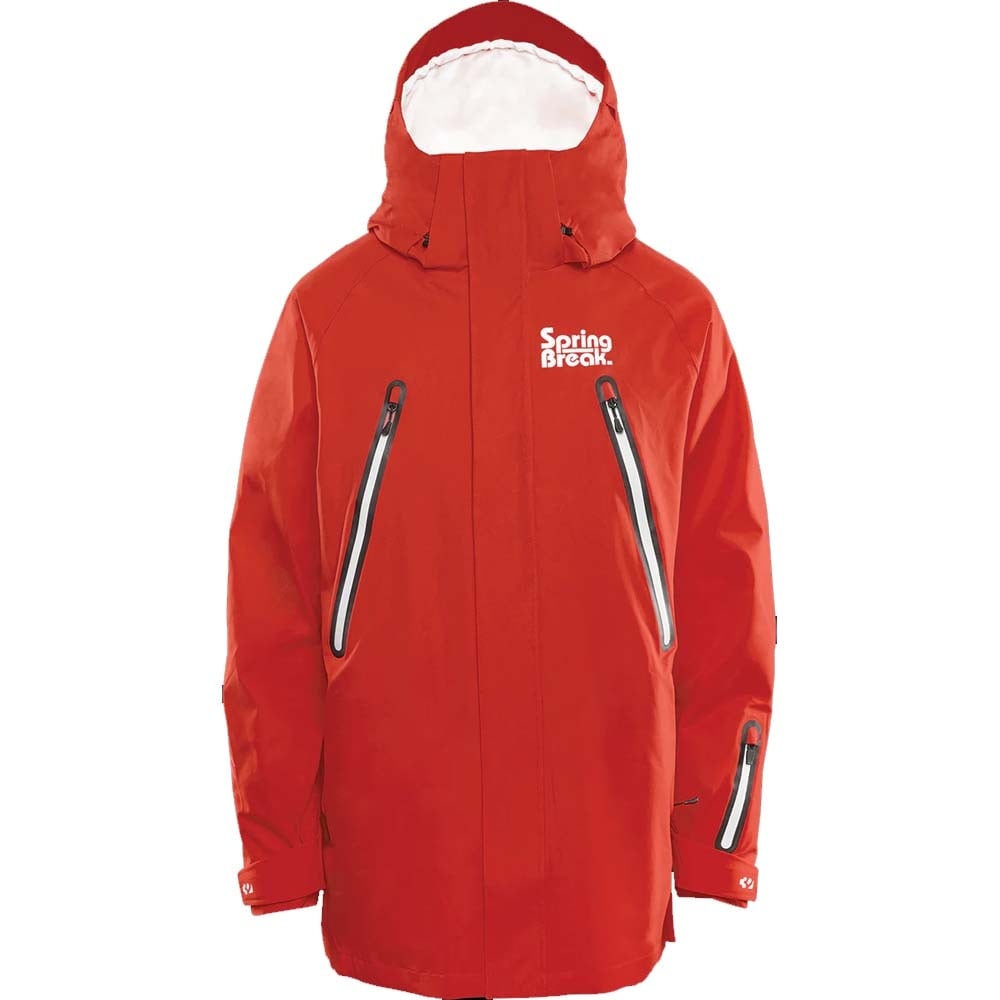 X Springbreak Red Black Snowboard Parka 2024