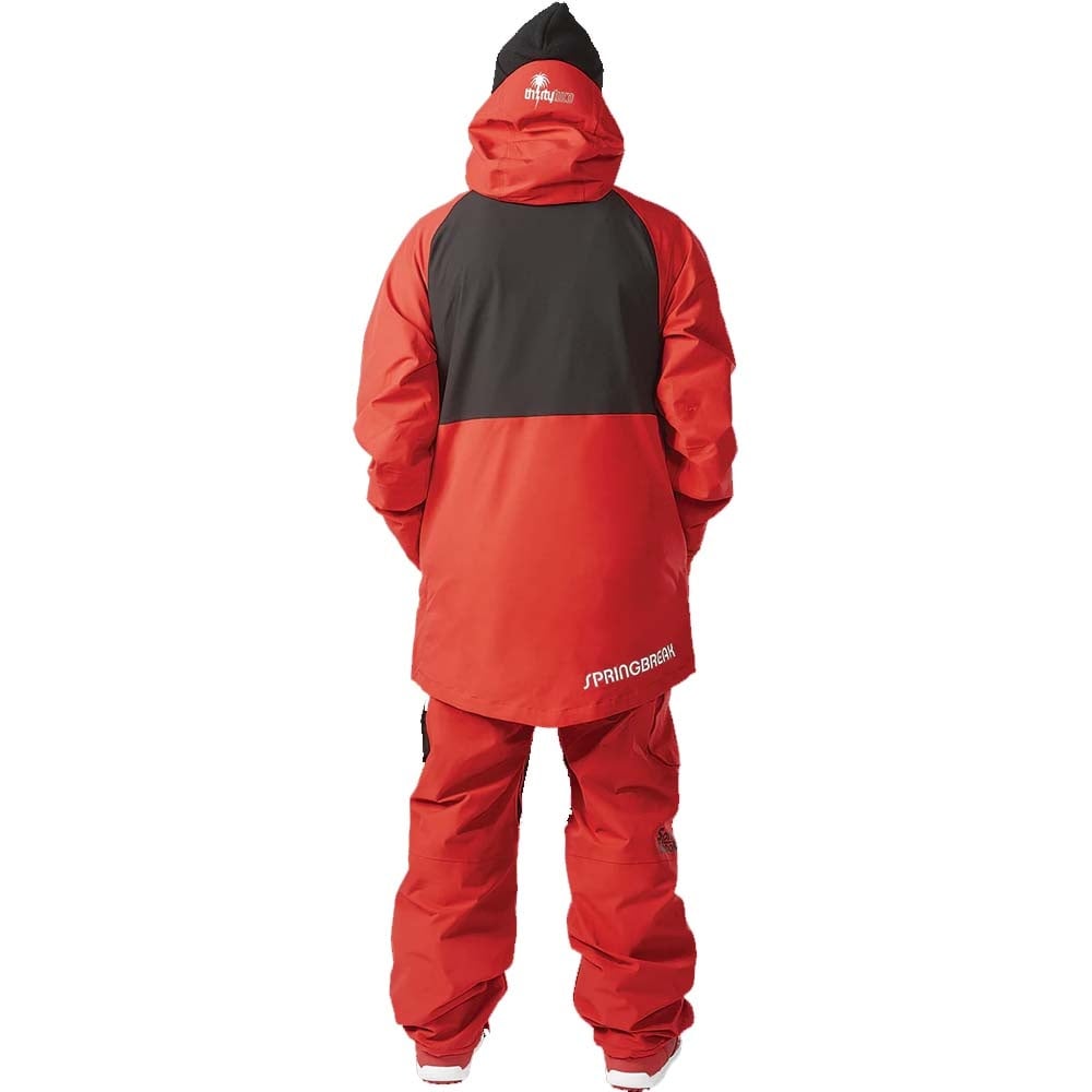 X Springbreak Red Black Snowboard Parka 2024