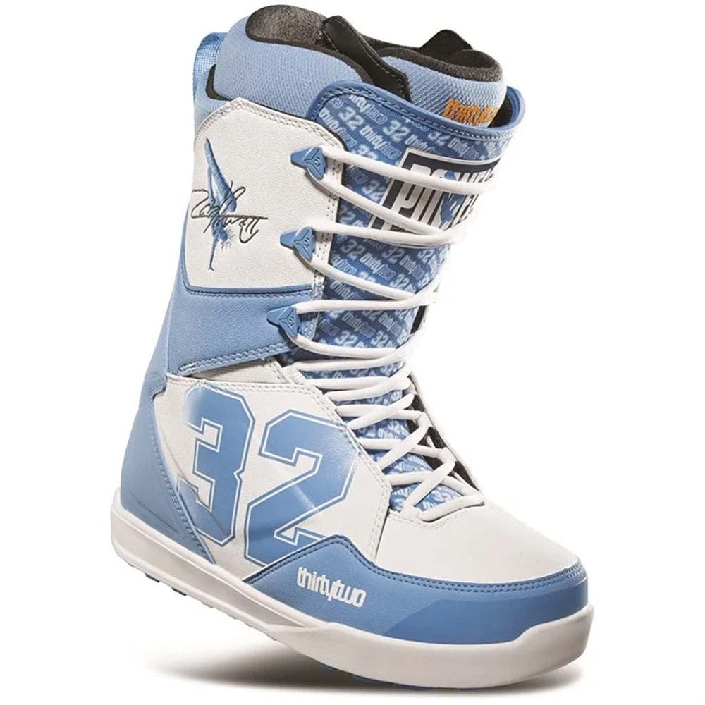 X Zeb Powell Lashed Blue/White Snowboard Boots 2024