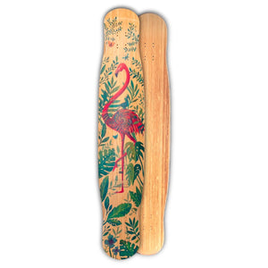 Flamingo v3 Longboard Dancing Deck (Medium Flex)