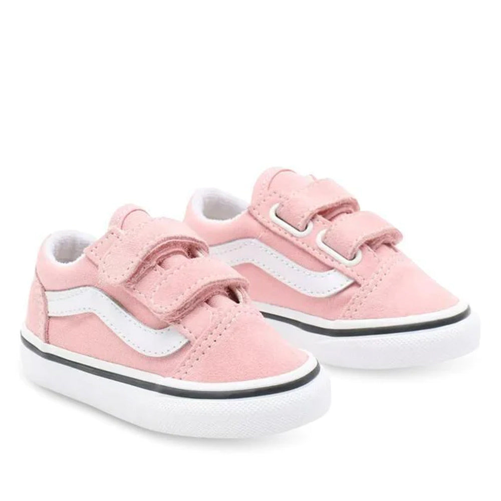 Toddler Old Skool V Powder Pink True White Skate Shoe 2022