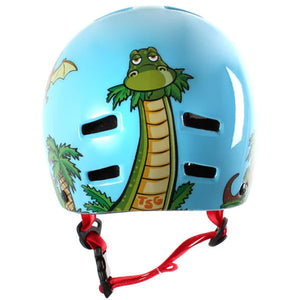 Nipper Mini Dinosaur Graphic Design Skateboard Helmet