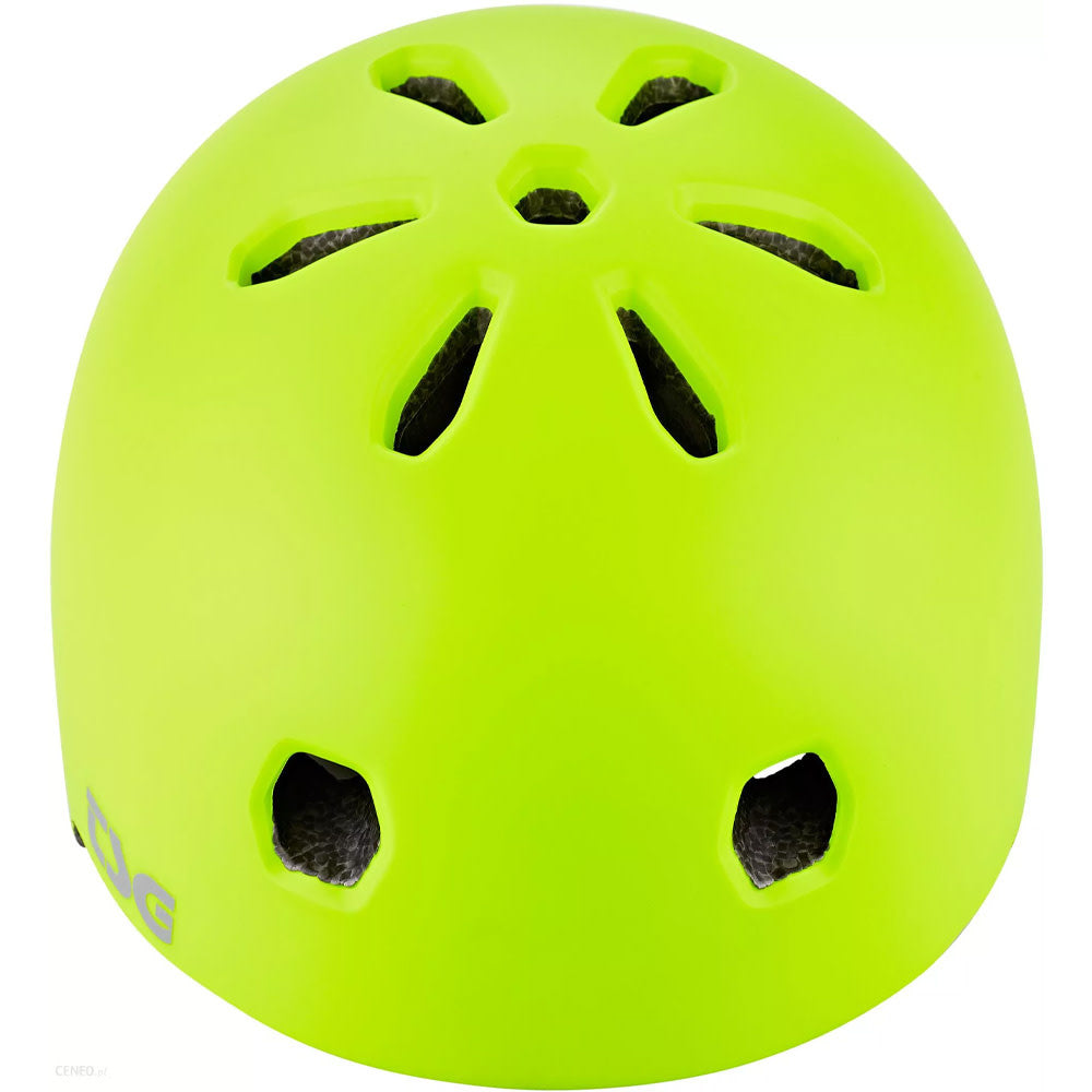 Meta Satin Acid Yellow Skate Helmet