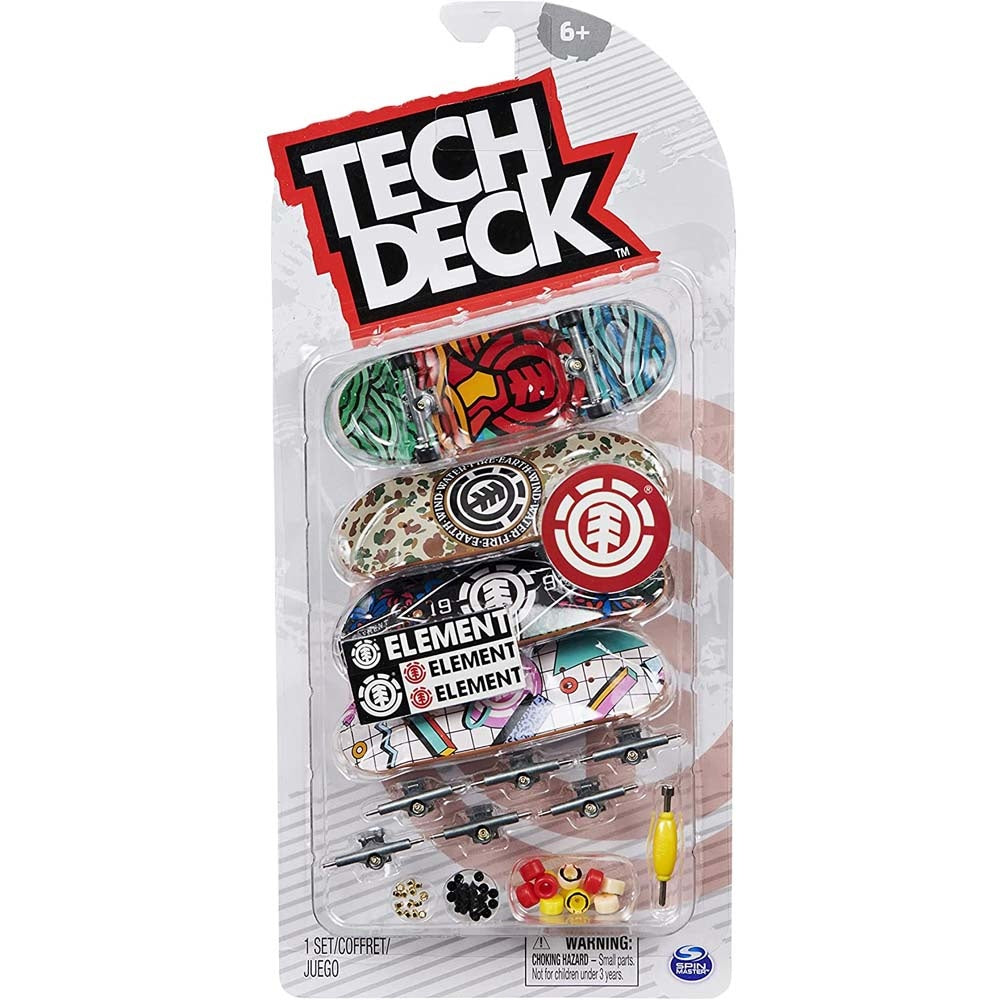 Ultra DLX Fingerboard 4-Pack Element Skateboards