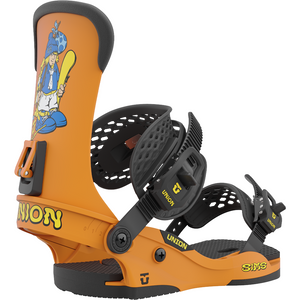 X SIMS Nub '93 Orange 2024 Custom House Snowboard Binding