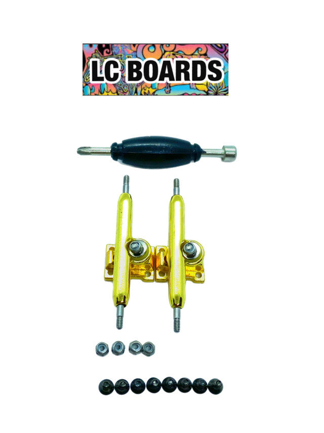 34mm Fingerboard Trucks Pro Shaped With Lock Nuts 2023