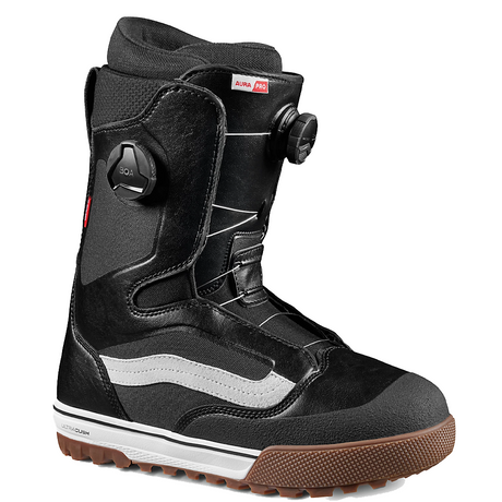 Aura Pro Black White Snowboard Boots 2024