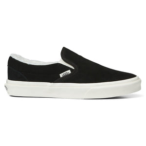 Classic Slip On Cozy Hug Black Shoe