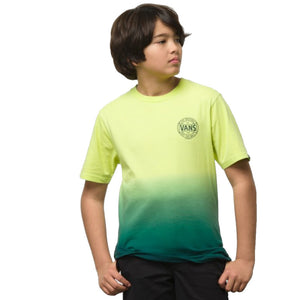 Kids Dip Dye Lime Punch Deep Teal T-Shirt 2022