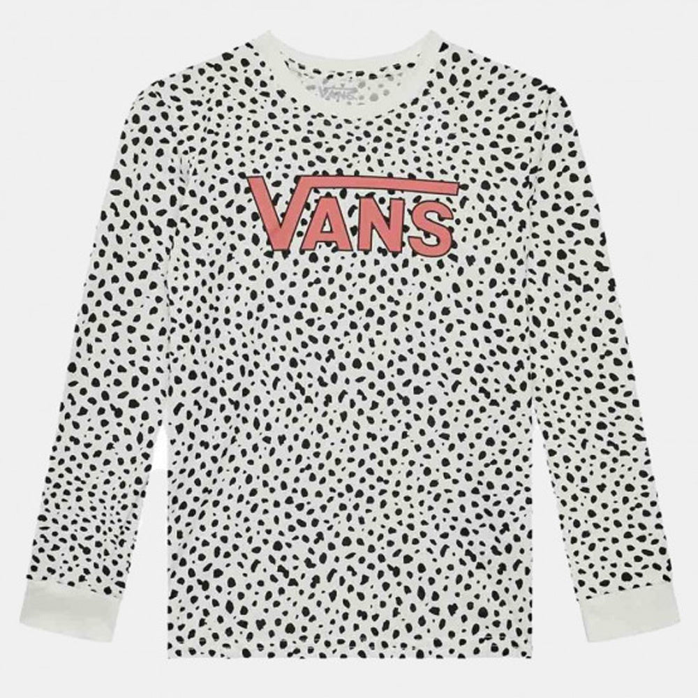 Girls Dalmatian V Black LS BFF T-Shirt 2022