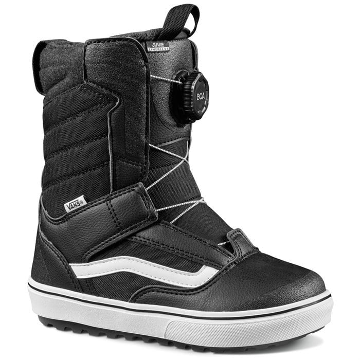 Juvie Linerless Black/White Kids Snowboard Boots 2023