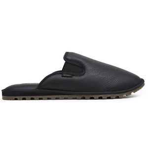 Mountain Mule Butter Leather Black Snow Slipper 2023